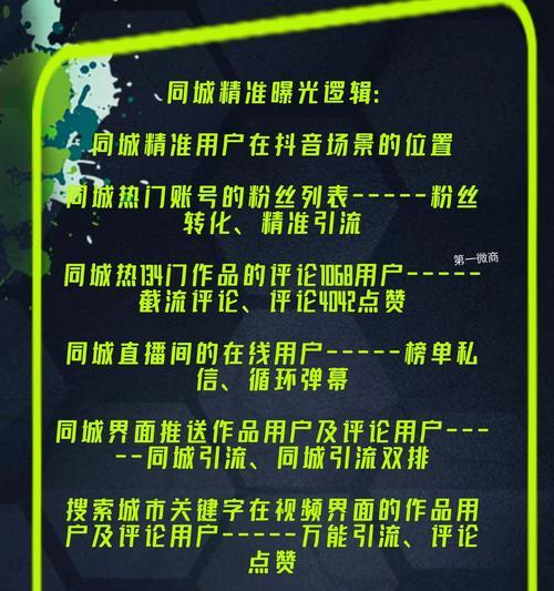 抖音引流推广大全（教你如何利用抖音平台实现精准引流）