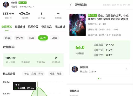 抖音作品涨粉数量如何查看？涨粉数据在哪里看？